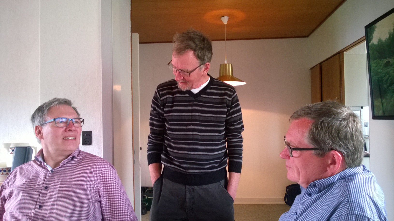 Martin Koch Clausen, Ove Matras og Brian Georgsen.